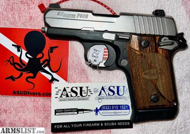 Sig Sauer P938 2 Tone SAS Original Version 9mm - Conroe, TX from Adam’s Shoota University near Conroe, Houston, TX