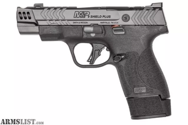 SMITH & WESSON SHIELD PLUS CC 9MM 4" 15+1 CARRY COMP PERFORMANCE CENTER from KG Gun Works near Clearwater, Wichita, KS