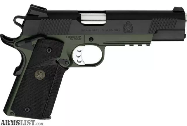 Springfield Loaded Marine Corps Operator 1911 OD Green 45 ACP from KAG Arms near Littleton, Massachusetts, USA