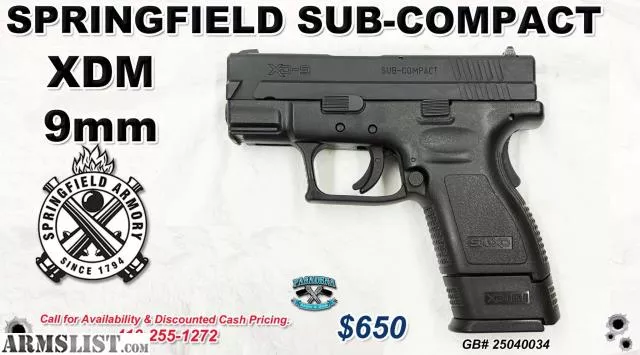 SPRINGFIELD SUB-COMPACT XDM 9mmfrom Pasadena Pawn & Gun LLC near Pasadena, Baltimore, MD