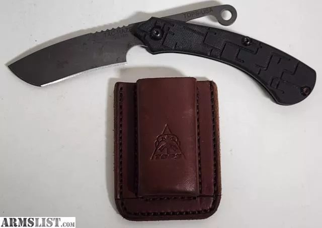 TOPS Tac-Raze Friction Folder Black G-10 (3" Gray Tungsten) from Coast To Coast Pawn near Clearwater, Tampa/St. Pete, FL