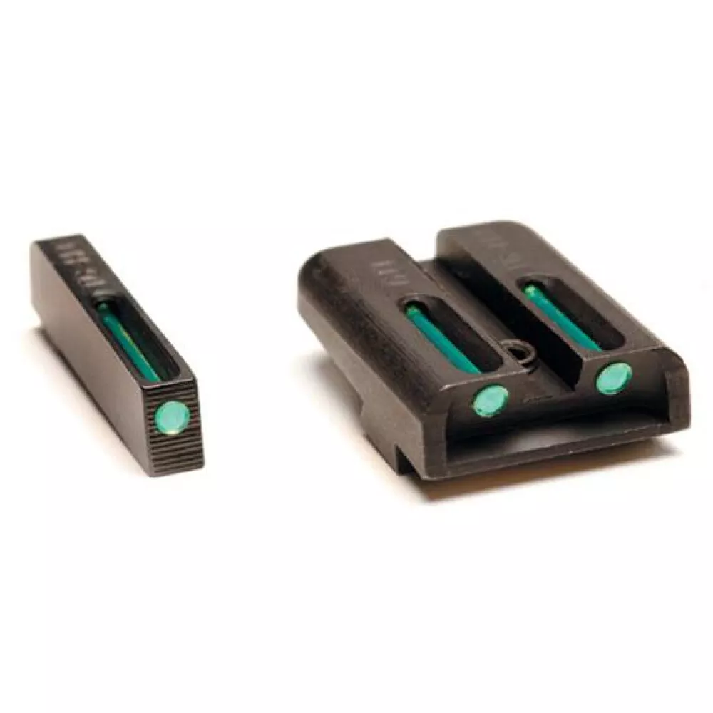 TRUGLO TFO SIG Sauer #8 Front/#8 Rear Tritium Fiber Optic Sight Set Green / Green TG131ST1