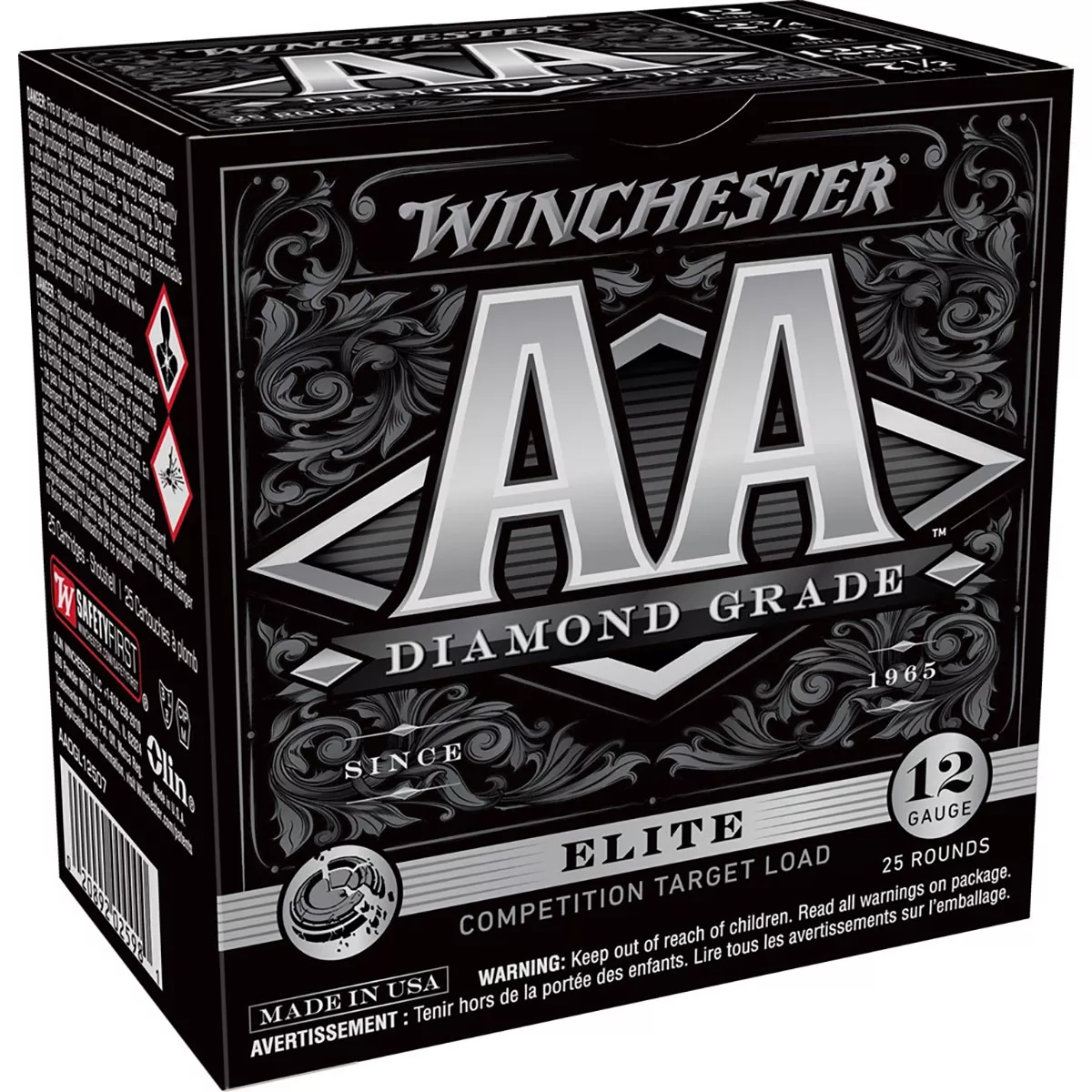 WINCHESTERAA DIAMOND GRADE 12 GAUGE 1OZ #7.5 SHOT SHOTGUN AMMO