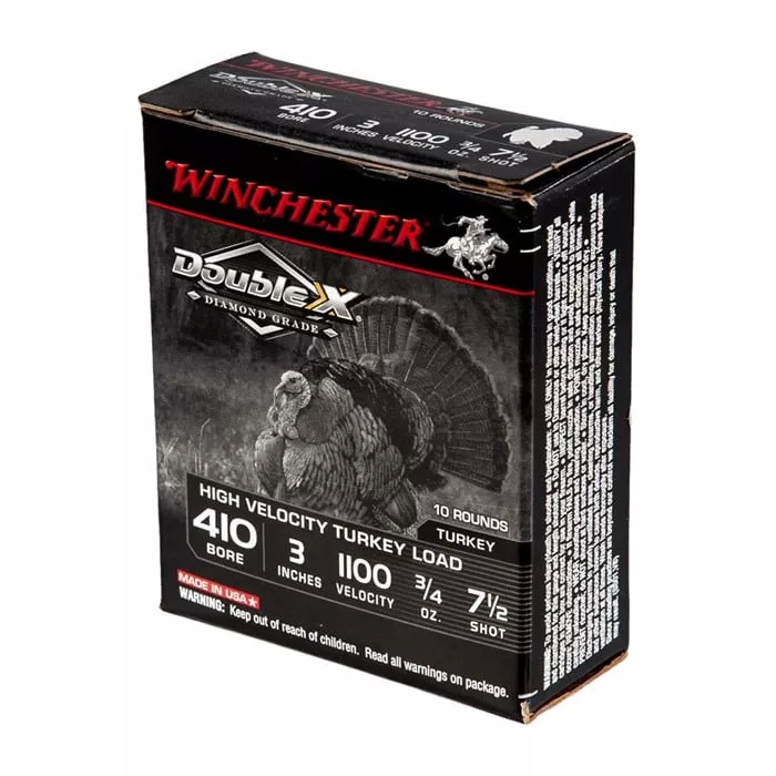 WINCHESTERDOUBLE X DIAMOND GRADE 410 BORE 3″ #7.5 SHOT SHOTGUN AMMO