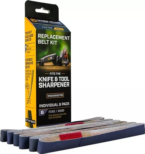 Work Sharp Wskts Fine 6000 - Grit Belt Bulk Pack (6 Belts)