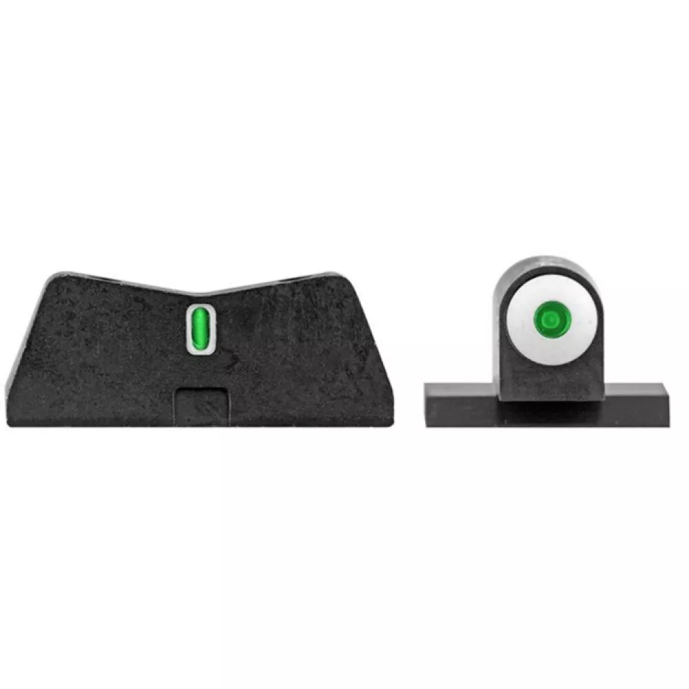 XS Sight Systems DXT Big Dot Night Sights Canik Green Tritium Front/Tritium Rear Matte Black