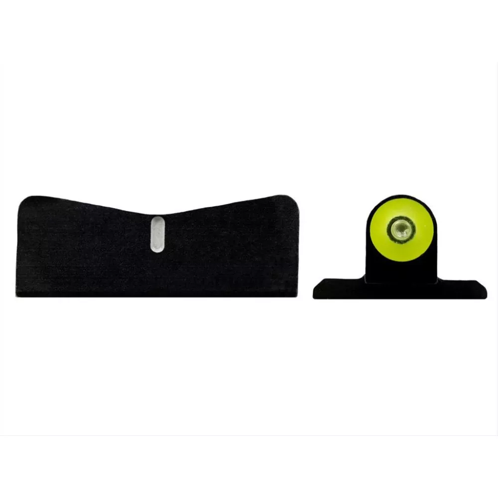 XS Sights DXW2 Big Dot Standard Height Sights for Sig P938/P365 Yellow Front Sight
